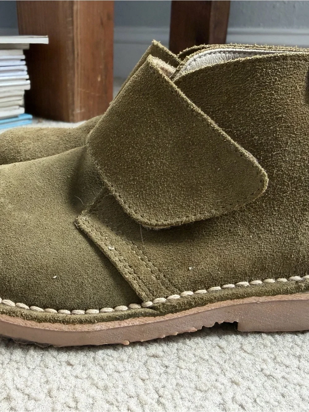 Mini Boden Shoes in Olive